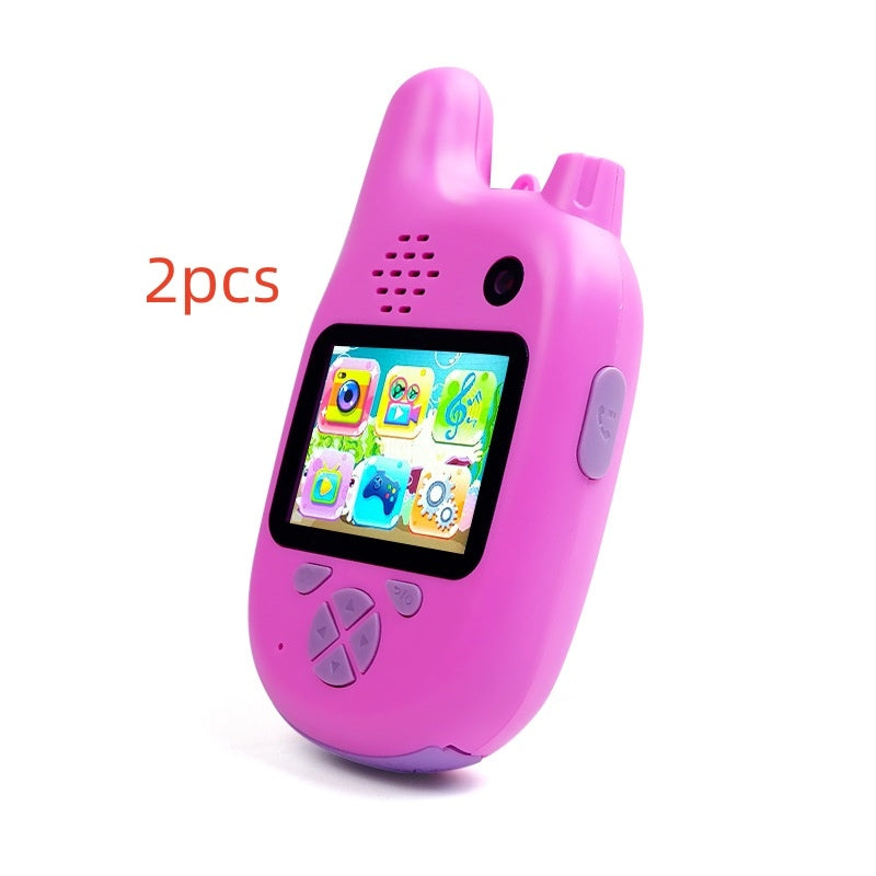Walkie-Talkie Kids Camera Toys Mini HD Cartoon Cameras-7