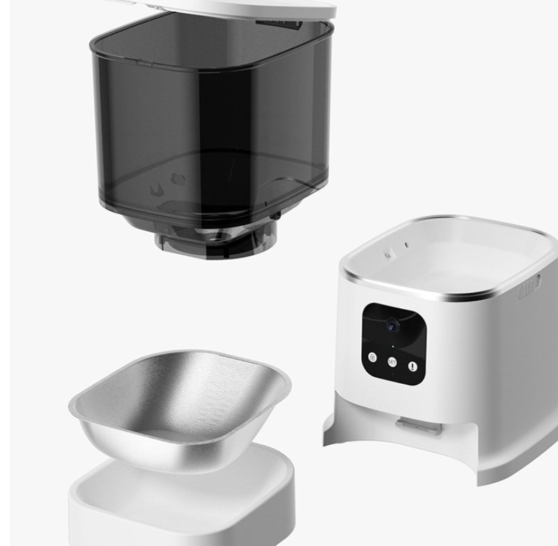 Pet Automatic Feeder Large Capacity Smart Voice Recorder APP Control Timer Feeding Cat Dog Food Dispenser With WiFi Pet Bo-8