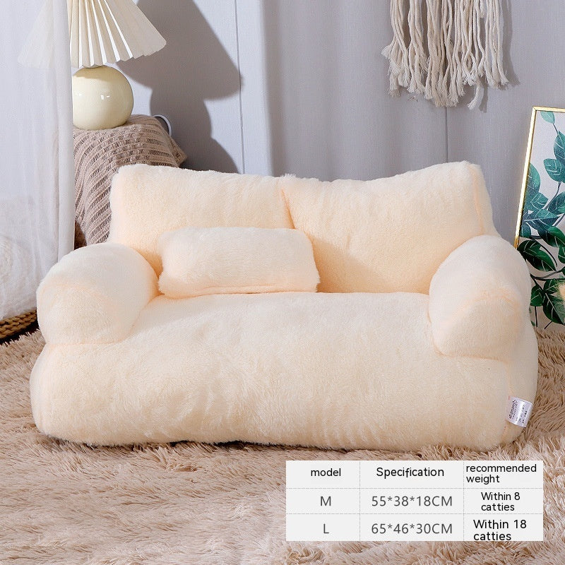 Luxury Cat Bed Sofa Winter Warm Cat Nest Pet Bed For Small Medium Dogs Cats Comfortable Plush Puppy Bed Pet Supplies-9
