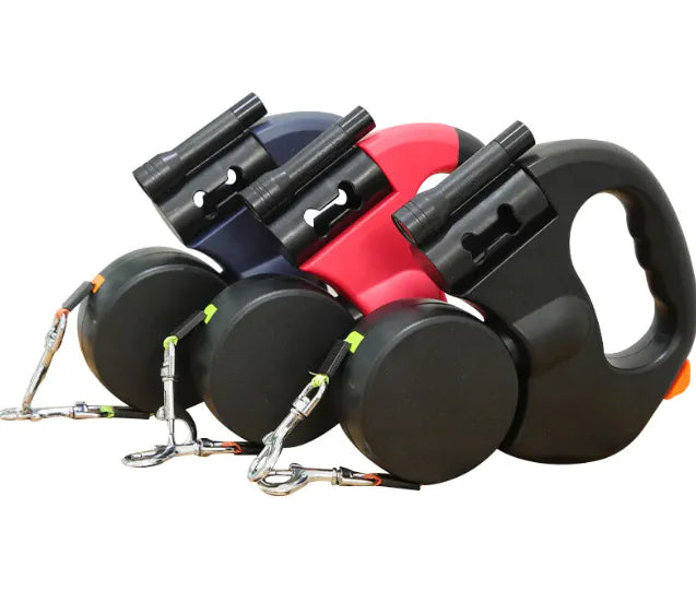 Auto Double Dog Leash-4