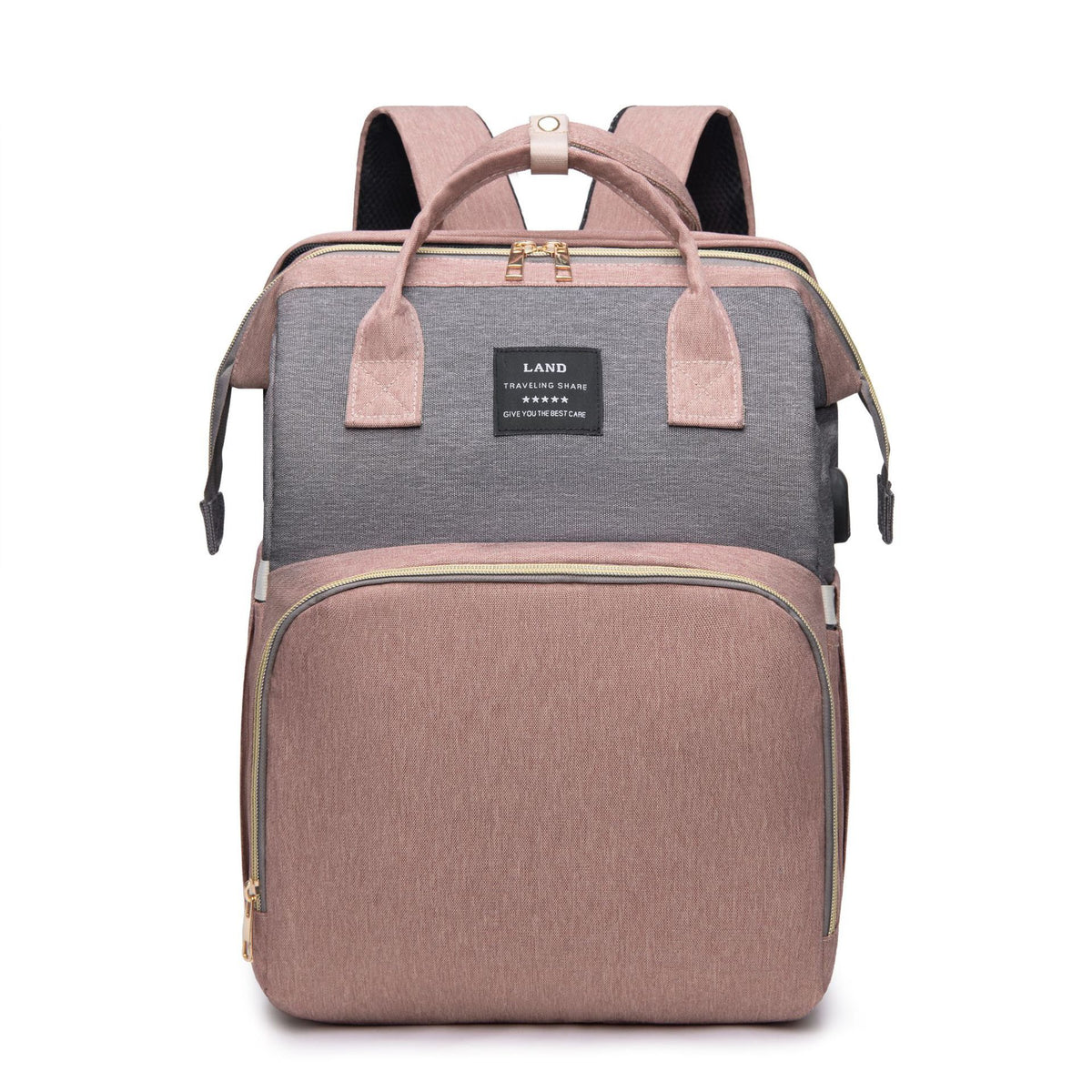 New Mummy Baby Crib Backpack Large Capacity Out Milk Insulated Bag Women-13