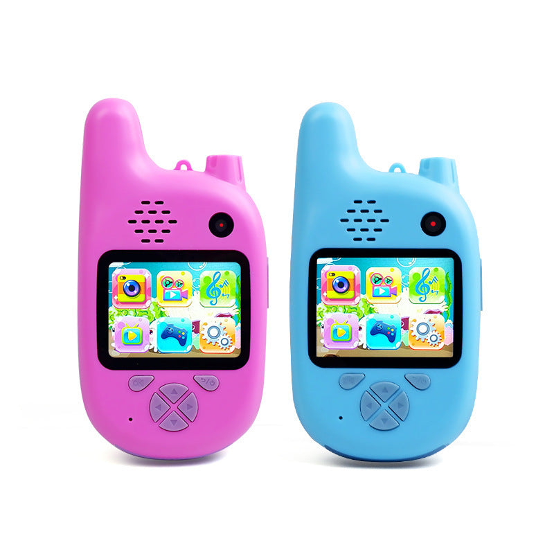 Walkie-Talkie Kids Camera Toys Mini HD Cartoon Cameras-8