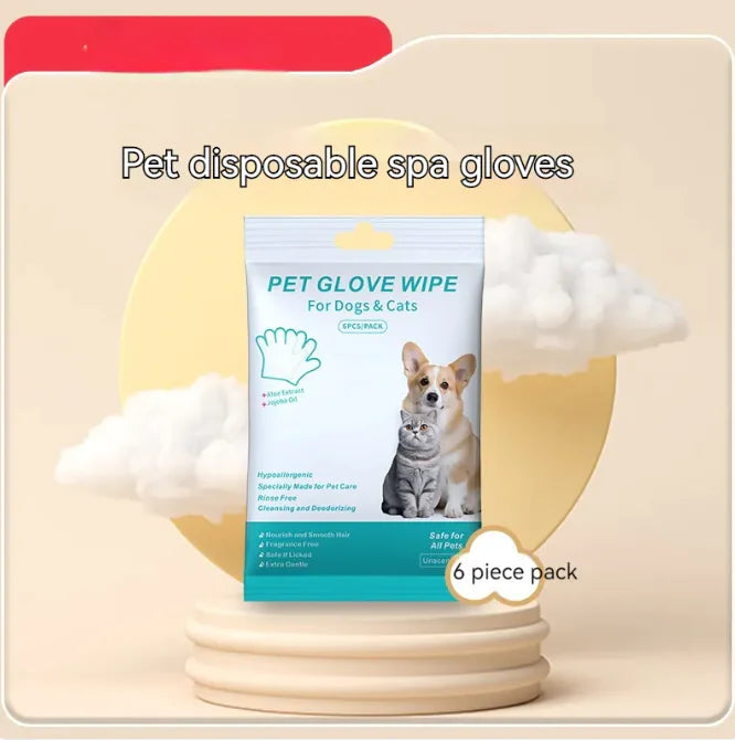 Pet Cleaning Gloves & Wipes-4