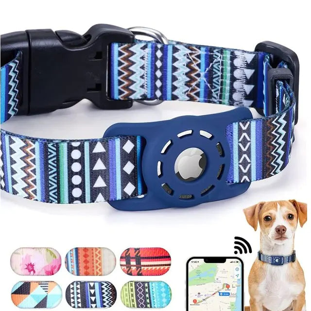 Digital Printing Collar for Apple Airtag - Pets Accessories-5