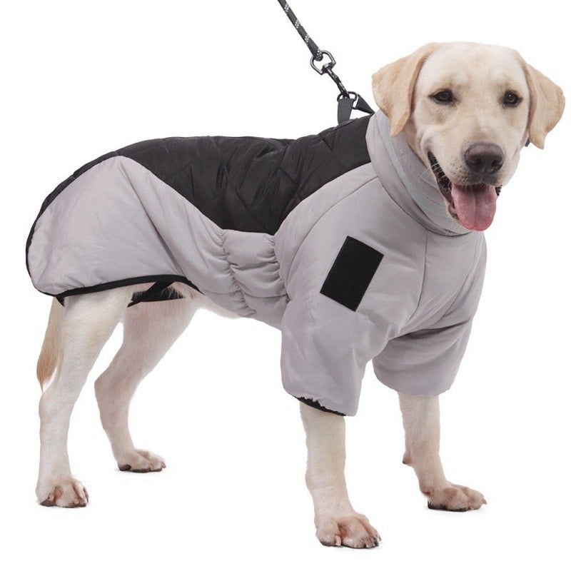 New Winter Dog Coat Waterproof Pet Clothes For Medum Large Dogs Warm Thicken Dog Vest Custome Labrador Jacket-9
