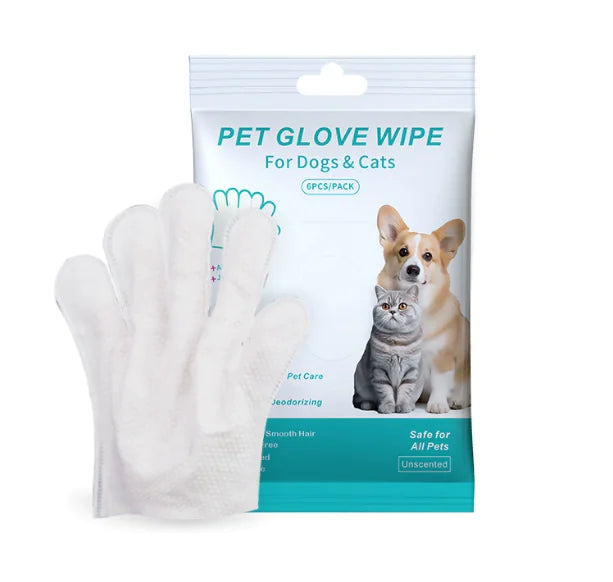 Pet Cleaning Gloves & Wipes-7