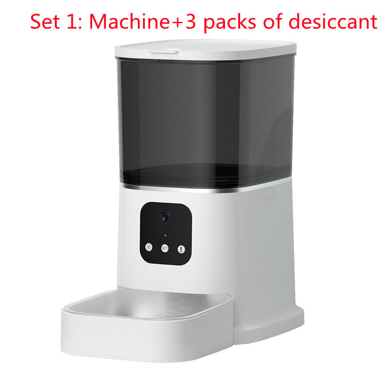 Pet Automatic Feeder Large Capacity Smart Voice Recorder APP Control Timer Feeding Cat Dog Food Dispenser With WiFi Pet Bo-16
