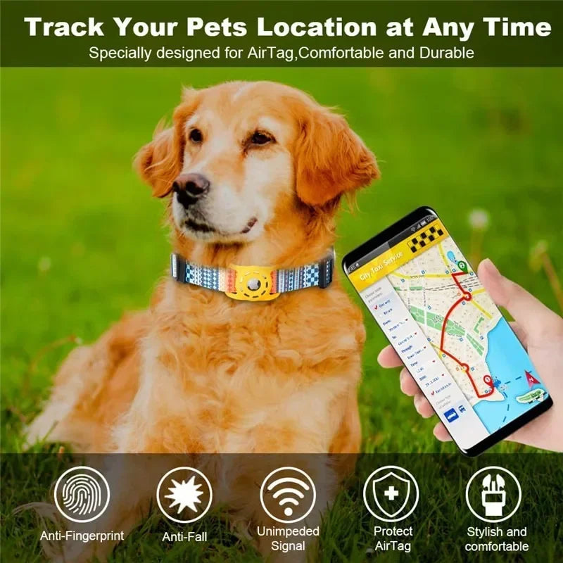 Digital Printing Collar for Apple Airtag - Pets Accessories-27