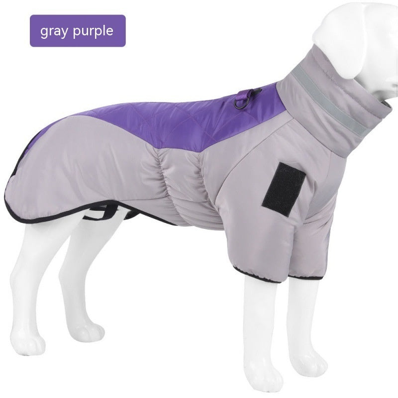 New Winter Dog Coat Waterproof Pet Clothes For Medum Large Dogs Warm Thicken Dog Vest Custome Labrador Jacket-7