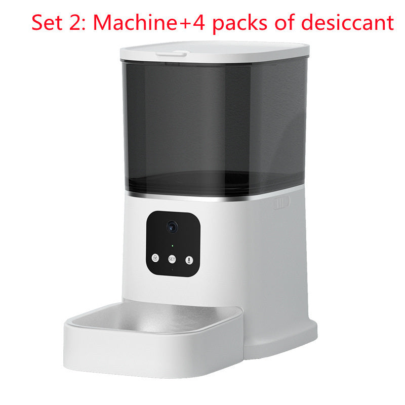 Pet Automatic Feeder Large Capacity Smart Voice Recorder APP Control Timer Feeding Cat Dog Food Dispenser With WiFi Pet Bo-17