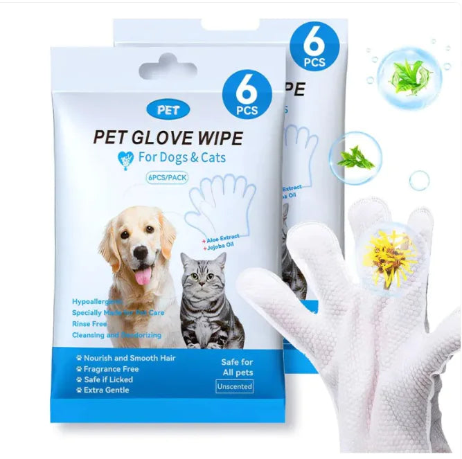 Pet Cleaning Gloves & Wipes-11