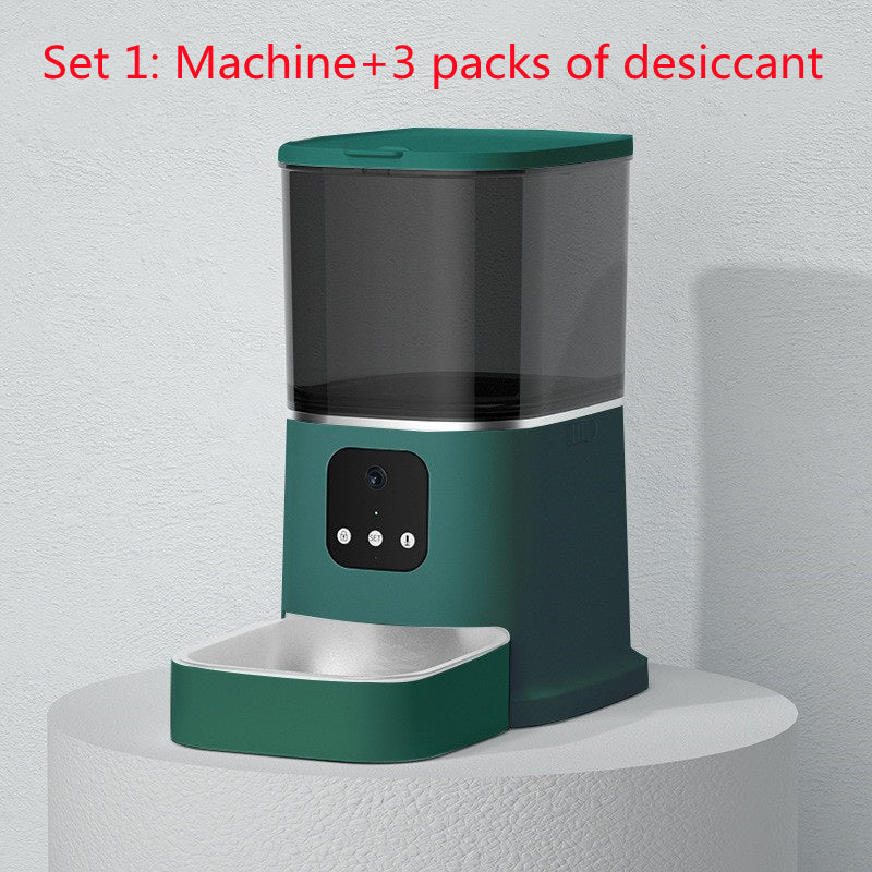 Pet Automatic Feeder Large Capacity Smart Voice Recorder APP Control Timer Feeding Cat Dog Food Dispenser With WiFi Pet Bo-10