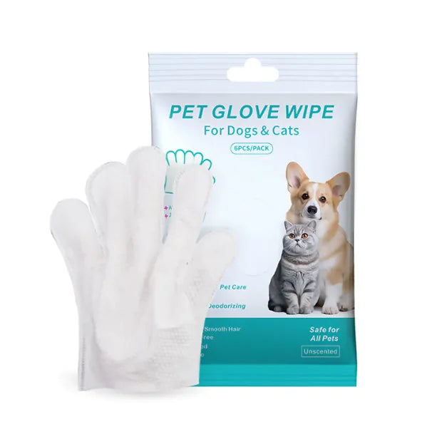Pet Cleaning Gloves & Wipes-5