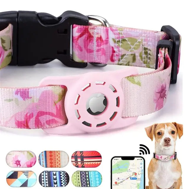 Digital Printing Collar for Apple Airtag - Pets Accessories-3