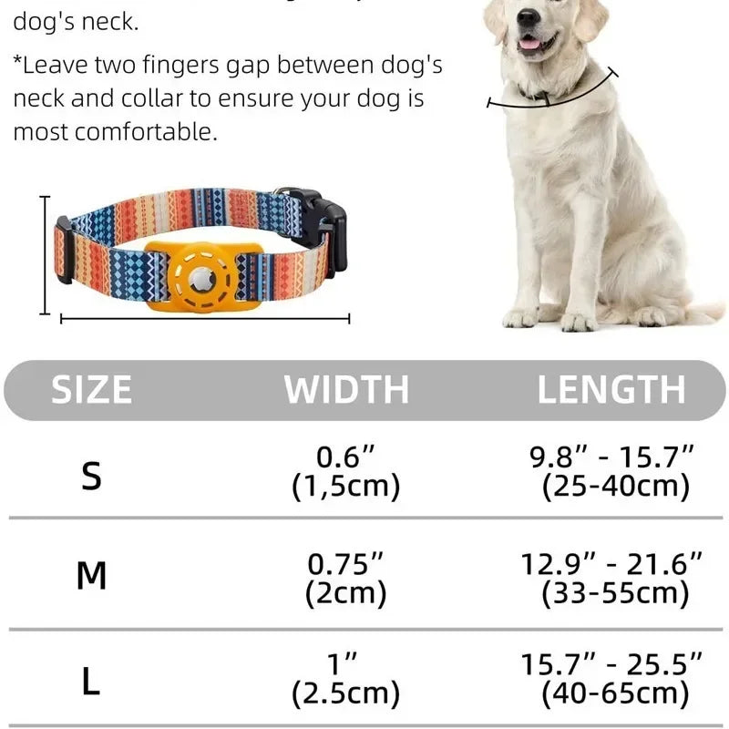 Digital Printing Collar for Apple Airtag - Pets Accessories-23