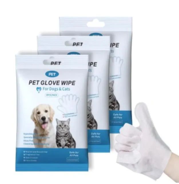 Pet Cleaning Gloves & Wipes-13