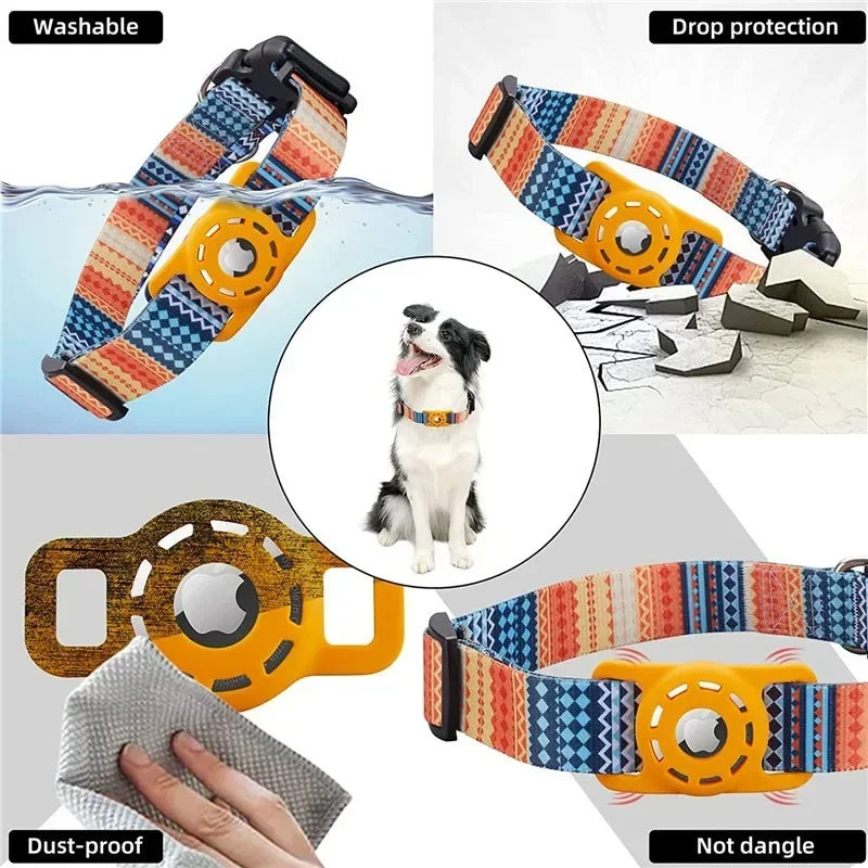 Digital Printing Collar for Apple Airtag - Pets Accessories-24